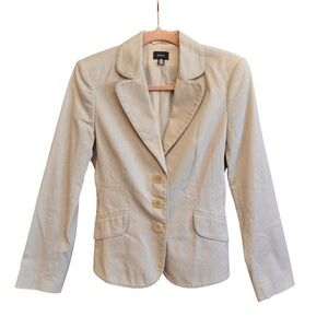 Mexx Women's Cream Striped Blazer